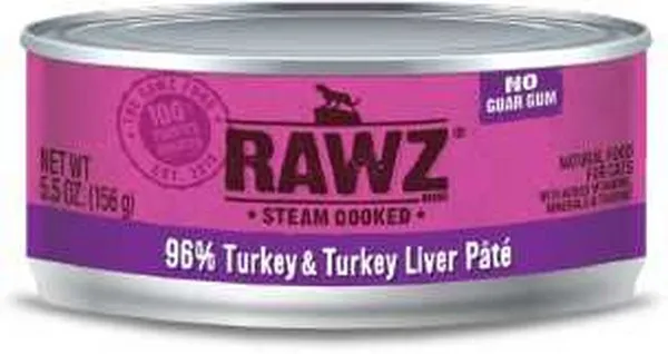 24/5.5 oz. Rawz Cat Turk & Liver - Food